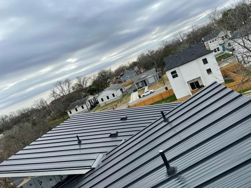 Standing seam metal roof panels with vents for Skylight Repair in Port Allen